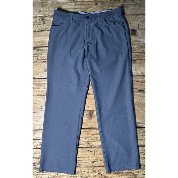 Adidas Men’s Size 35x30 Gray Light Weight Golf Pants - Picture 2 of 8